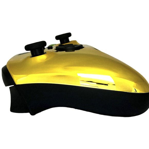 Custom Microsoft Xbox Series X / S Wireless Controller - Glossy Chrome Gold - Picture 7 of 8